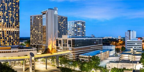Внешний вид отеля Hilton Atlanta в Атланте, фото 1