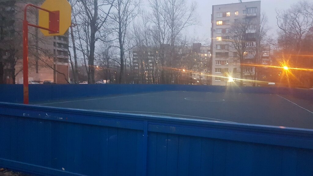 Баскетбольные площадки спб на улице карта