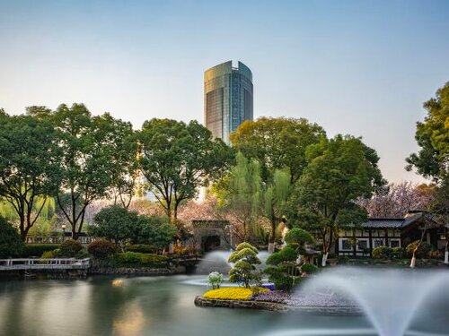 Внешний вид отеля Crowne Plaza Wuxi City Center в Уси, фото 5