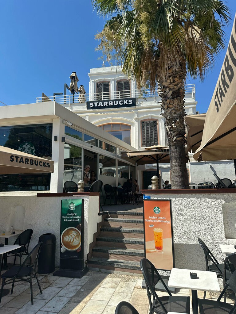 Coffee shop Starbucks, Bodrum, photo