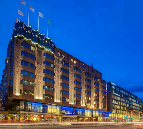 Внешний вид отеля Radisson Blu Royal Viking Hotel, Stockholm в Стокгольме, фото 5