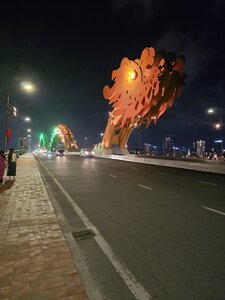 Мост дракона (Da Nang, Đà Nẵng City, Dragon Bridge), landmark, attraction