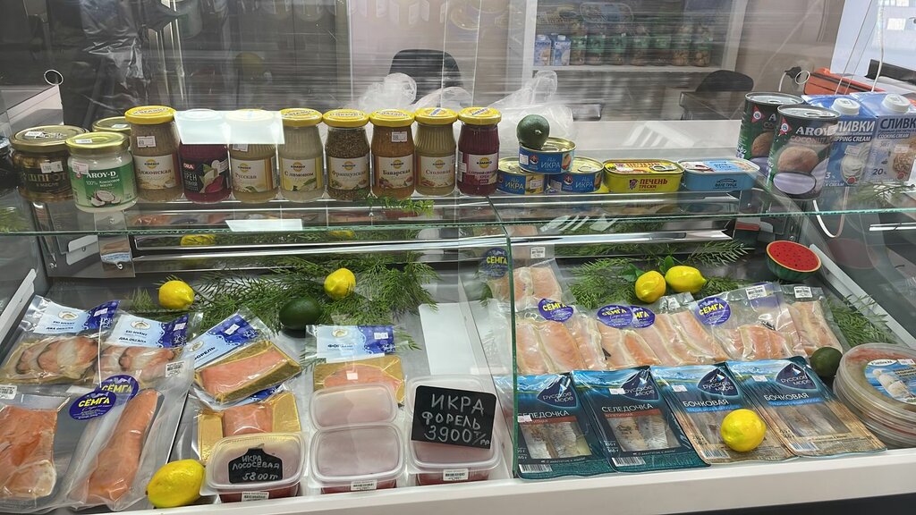 Fish and seafood Semga, Astana, photo