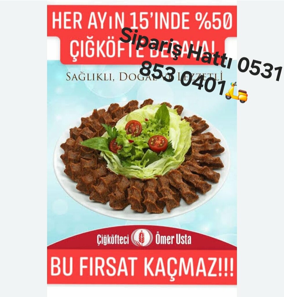 Food-court Raw Meatball Maker Ömer Usta, Kars, photo