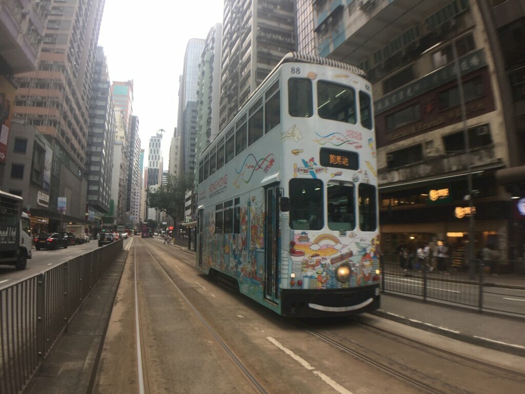 Public transport stop Marsh Road, Hong Kong, photo