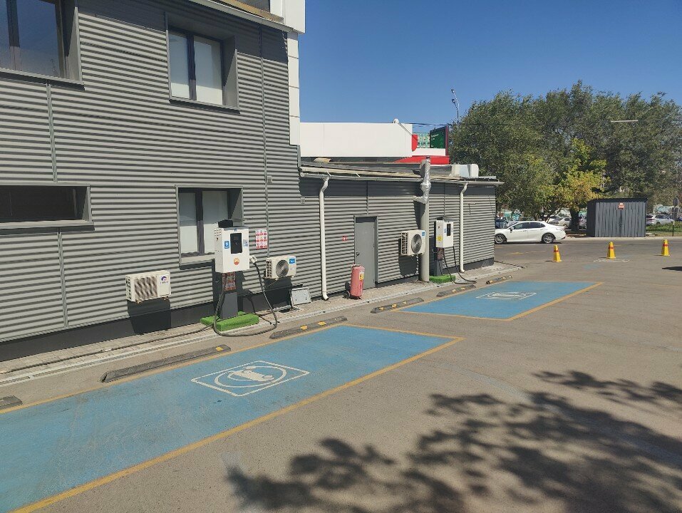 Electric car charging station Charge24, Almaty, photo