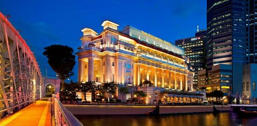 Внешний вид отеля The Fullerton Hotel Singapore в Сингапуре, фото 1