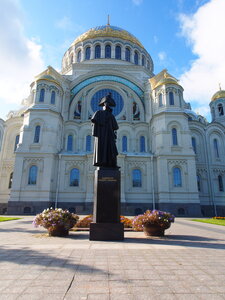 Monument to Fyodor Ushakov (St. Petersburg, Kronshtadt, Naval Cathedral Park), monument, memorial