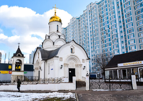 Православный храм Церковь-часовня священномученика Владимира, митрополита Киевского и Галицкого, Москва, фото