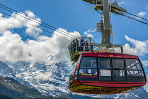 Luftseilbahn Wengen Männlichen (Bern, Interlaken, Wengiboden), landmark, attraction