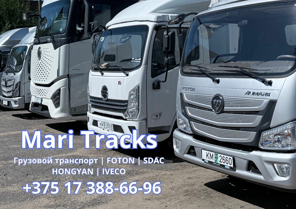 Грузовые автомобили, грузовая техника Mari Tracks, Минская область, фото