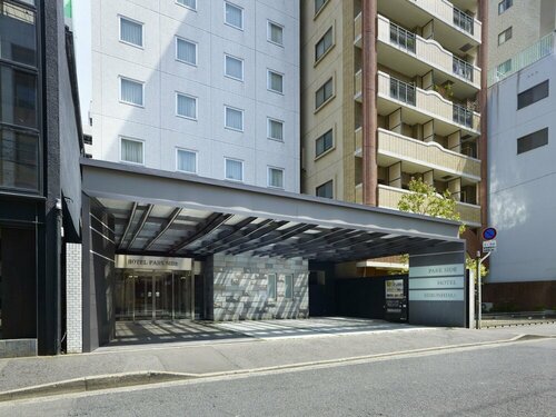 Внешний вид отеля Hotel Park Side Hiroshima Peace Park в Хиросиме, фото 5