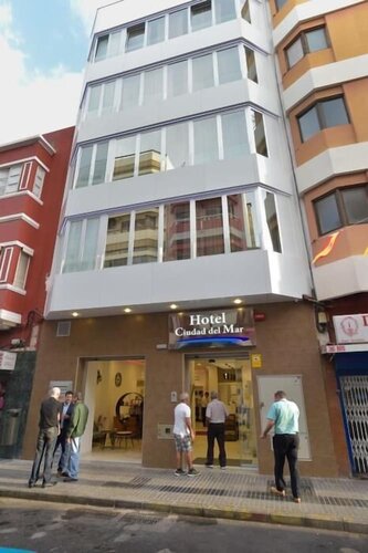 Внешний вид отеля Hotel Ciudad del Mar в Лас-Пальмас-де-Гран-Канарии, фото 1