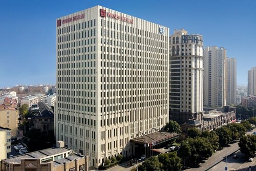 Внешний вид отеля Nanjing Wanda Realm Hotel в Нанкине, фото 4