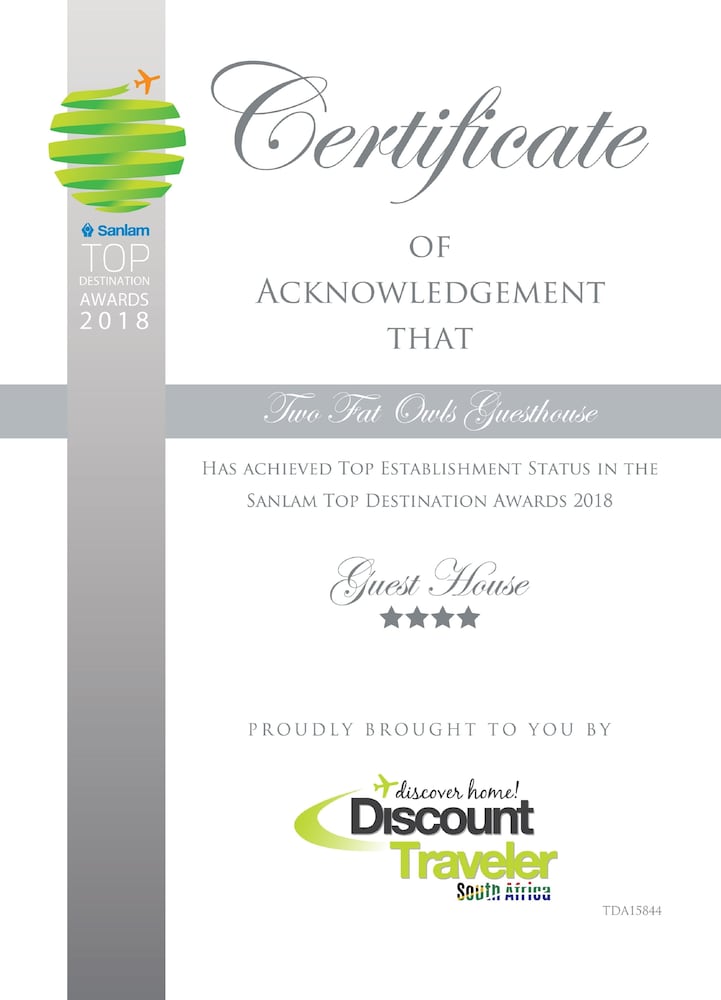 Фото Two Fat Owls Guesthouse