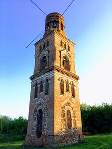 Колокольня церкви Вознесения Господня (Ryazan Region, Sasovskiy munitsipalny okrug, selo Nizhneye Maltsevo, Uchitelskaya ulitsa) ، معلم جذب سياحي