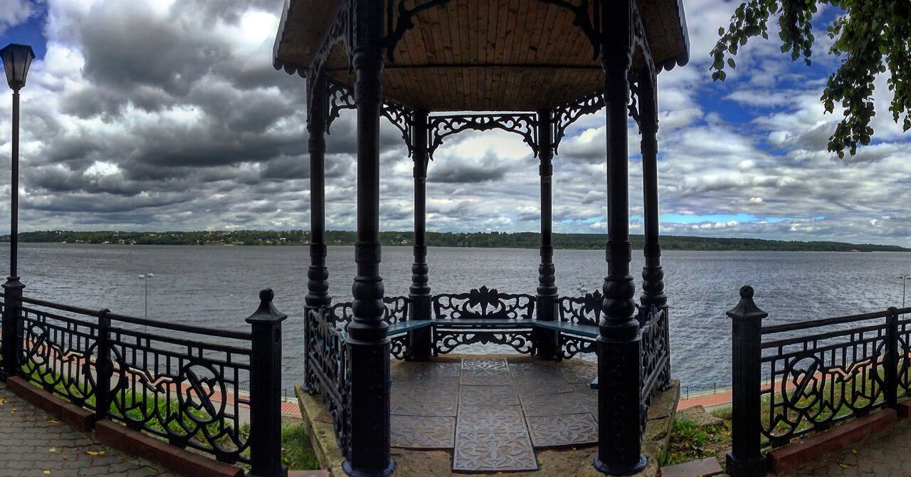 Волжский бульвар кинешма рисунок