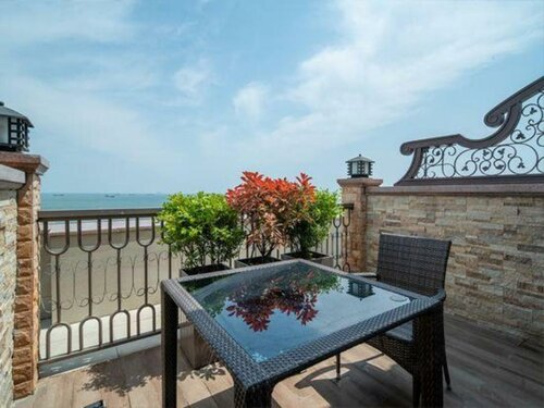 Внешний вид отеля Yantai Golden Gulf Hotel в Яньтае, фото 5