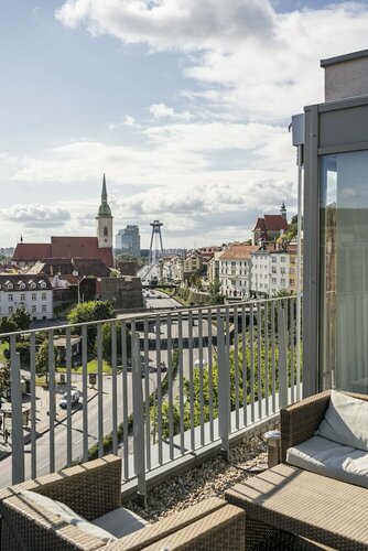 Внешний вид отеля Falkensteiner Hotel Bratislava в Братиславе, фото 2