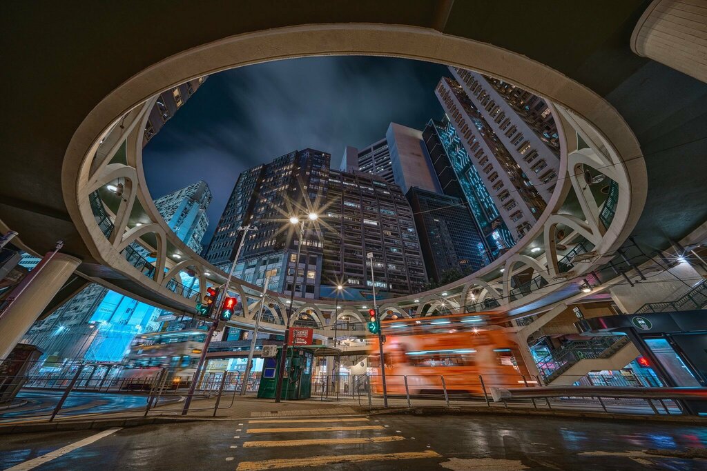 Public transport stop Causeway Bay Tram Terminus, Hong Kong, photo