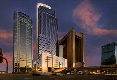 Внешний вид отеля Conrad Dubai в Дубае, фото 3