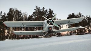 Самолëт Ан-2 (Tyumen Region, selo Nizhnyaya Tavda), monument to technology