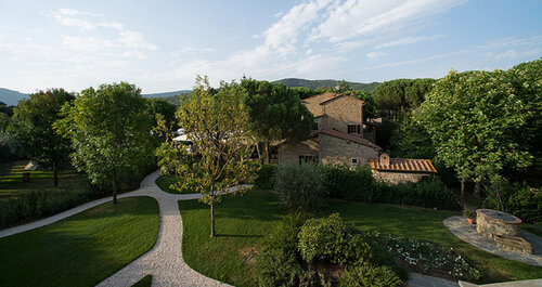 Внешний вид отеля Relais La Corte dei Papi в Кортоне, фото 1