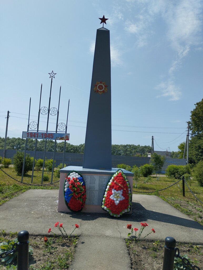 نصب تذكاري للحرب، مقبرة جماعية Воинам Великой Отечественной войны 1941-1945 гг. ، مقاطعة ريازان، صورة