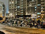 Trash and garbage disposal area (Moscow Region, Krasnogorsk, Raytsentr Microdistrict, Tsiolkovskogo Street), trash and garbage disposal area