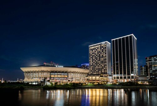 Внешний вид отеля Hilton Yokohama в Йокогаме, фото 1