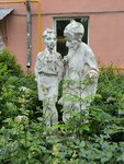 Волька и Старик Хоттабыч (ulitsa Gogolya, 2/67), escultura de genero