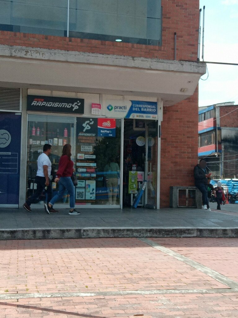 Banking service point Practi, Bogota, photo