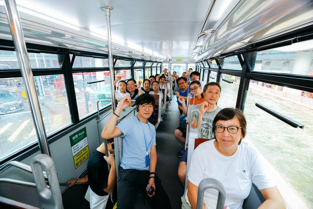 Public transport stop Nam On Lane, Hong Kong, photo