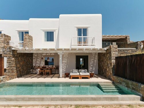 Внешний вид отеля Bill & Coo Coast Suites - Adults Only в Агиосе Иоаннисе Диакофтисе, фото 1