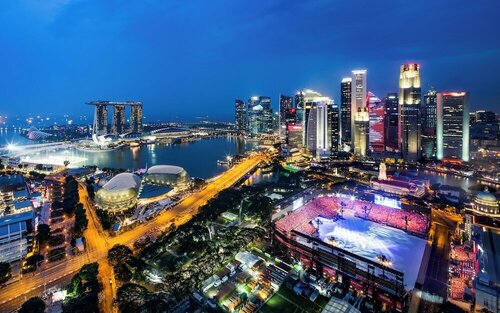 Внешний вид отеля Fairmont Singapore в Сингапуре, фото 4