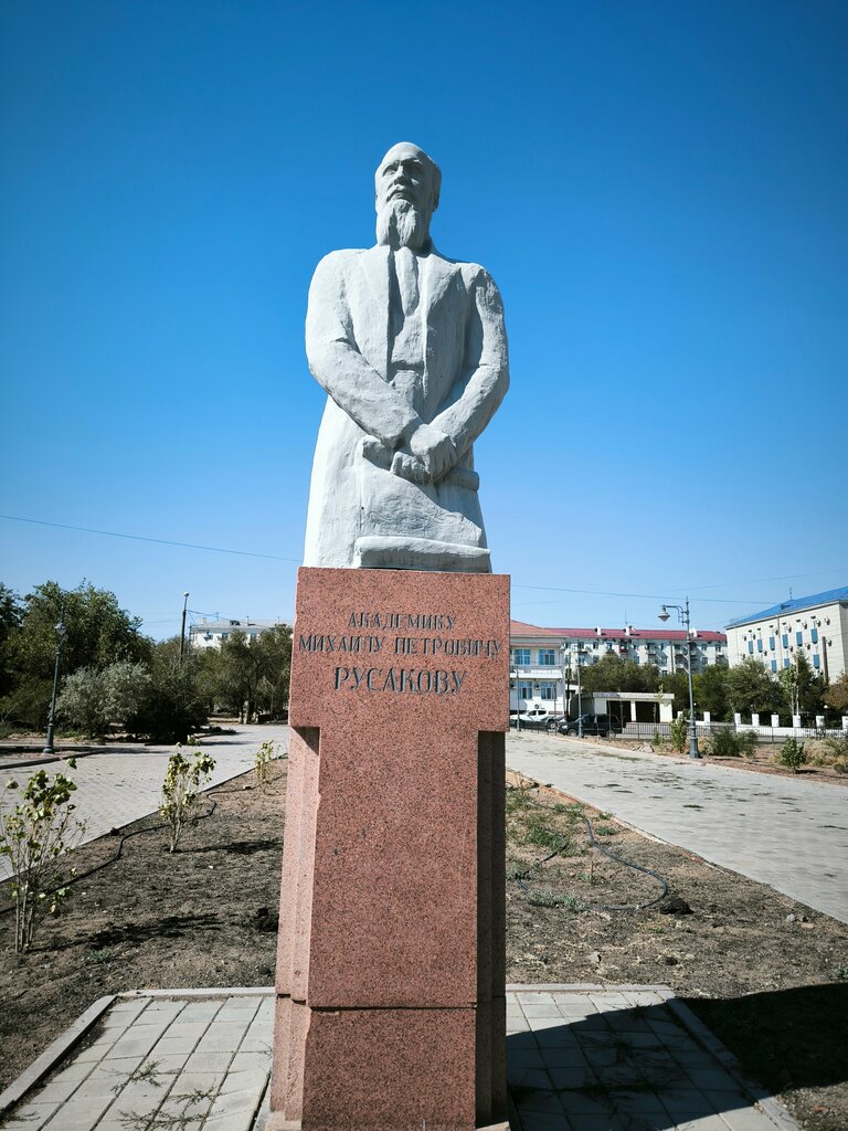 Monument, memorial Mikhail Rusakov Monument, Balkhash, photo