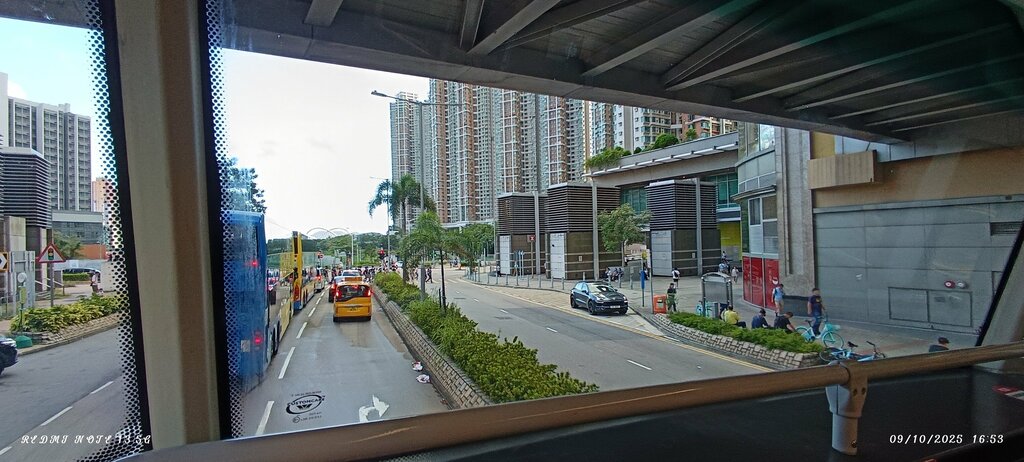 Public transport stop Tiu Keng Leng Station, Hong Kong, photo