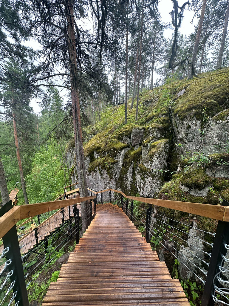 Mountain peak Sampo, Republic of Karelia, photo