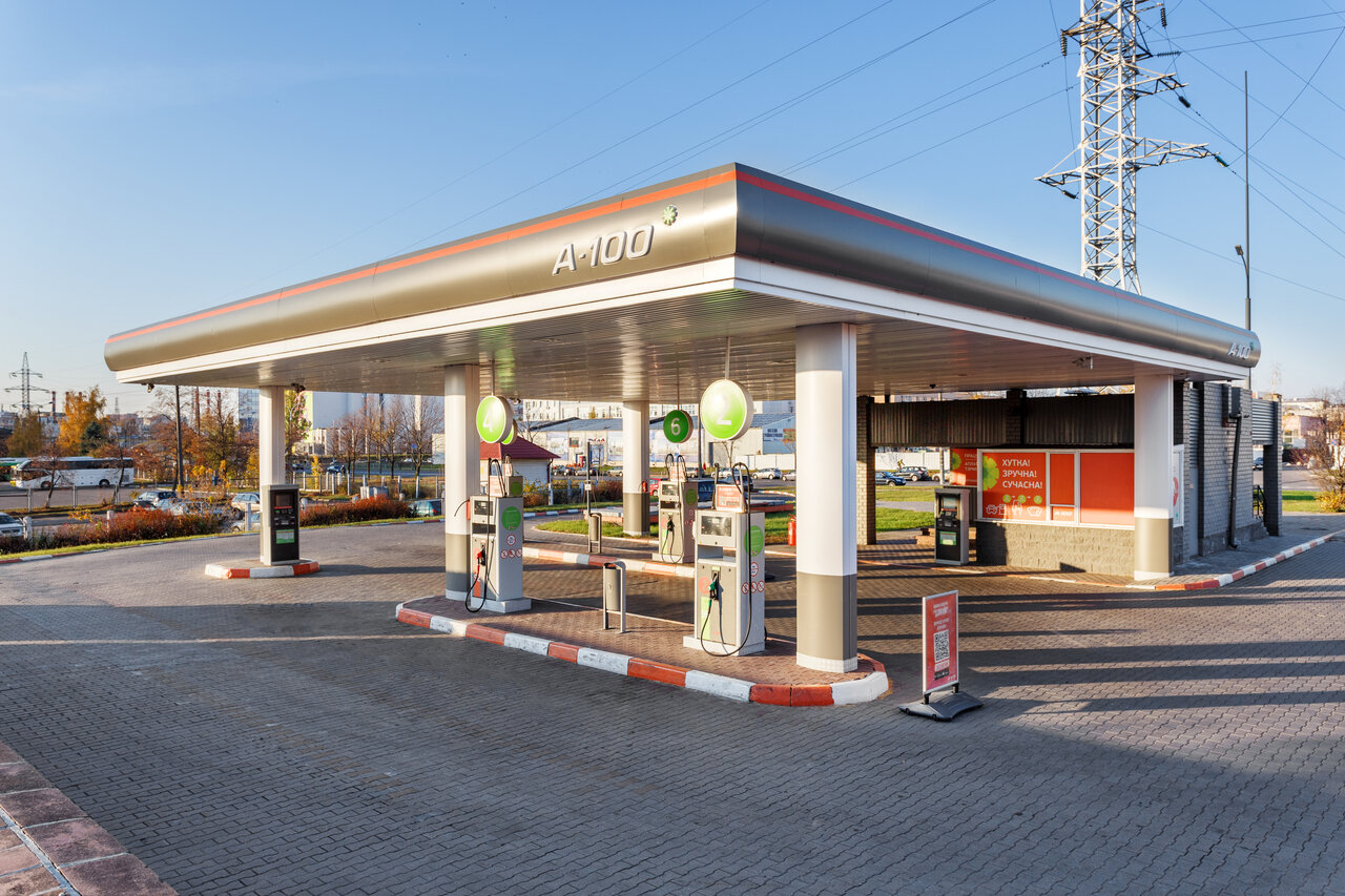 А100 заправка минск карта