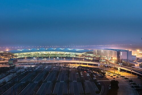 Внешний вид отеля Pullman Nanjing Lukou Airport в Нанкине, фото 5