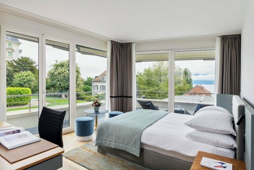 Внешний вид отеля Hotel Angleterre And Residence в Лозанне, фото 3