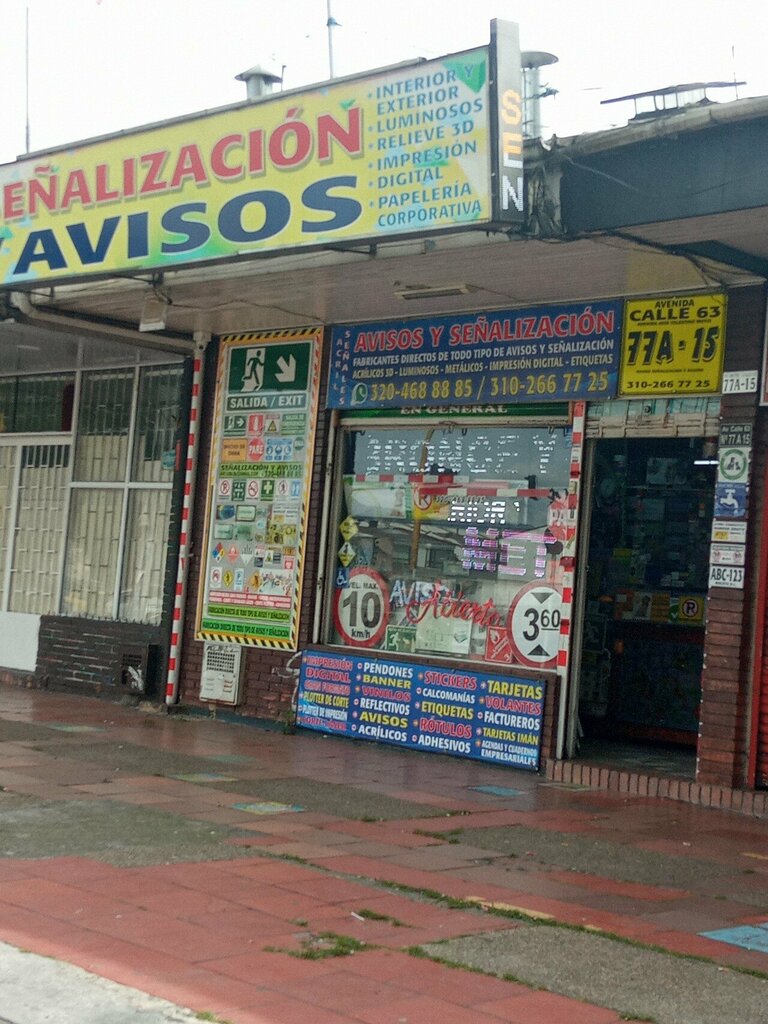 Billboard manufacturers Avisos Señalización Y Diseño Las Quince Letras, Bogota, photo