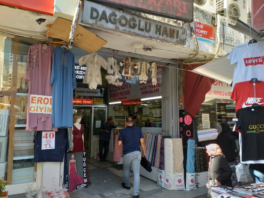 Kumaşçılar Öz Bursa Pazarı Kumaş, Fatih, foto