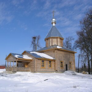 Церковь Флора и Лавра в Городце (Брянская область, Выгоничское городское поселение, село Городец, Сельская улица), православный храм в Брянской области