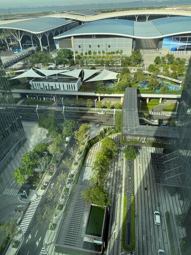 Внешний вид отеля Hilton Garden Inn Shenzhen World Exhibition & Convention Center в Шэньчжэни, фото 4