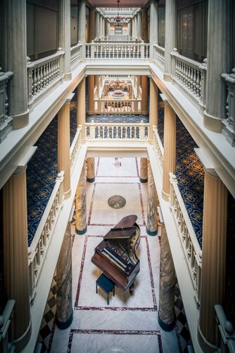 Внешний вид отеля Hotel Des Trois Couronnes в Веве, фото 4