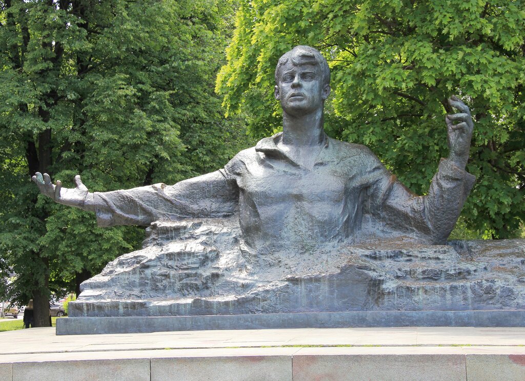 Памятник, мемориал Сергей Есенин, Рязань, фото