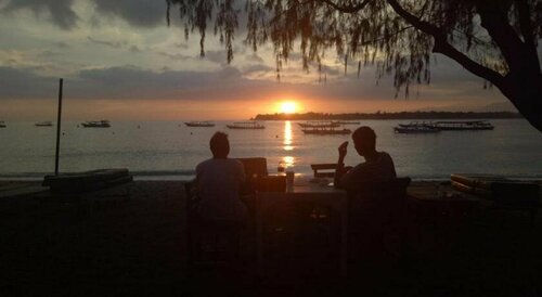 Внешний вид отеля Gili Breeze Tropical Bungalows в Ломбоке Утаре, фото 5