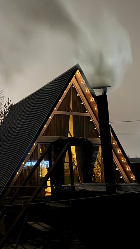 Golden Ring A-Frame House — фото 26
