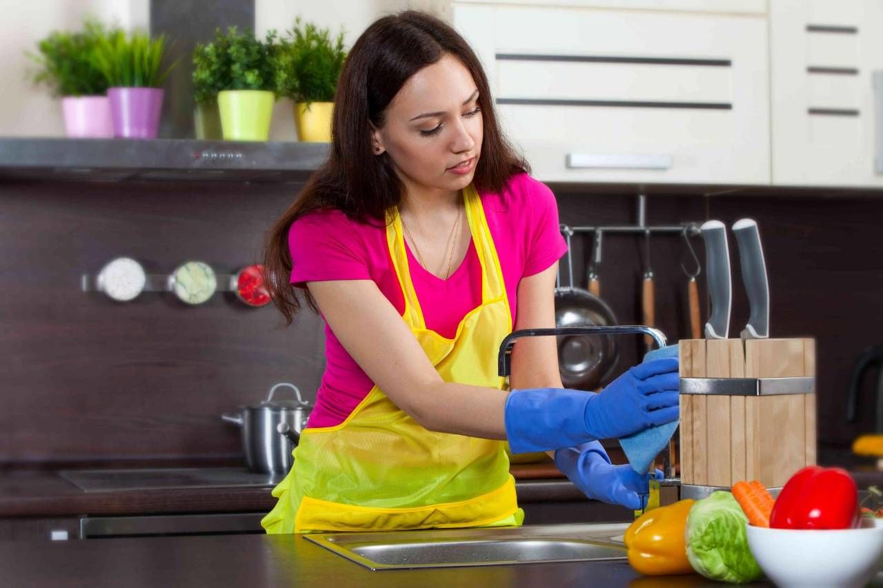 уборка кухни в доме